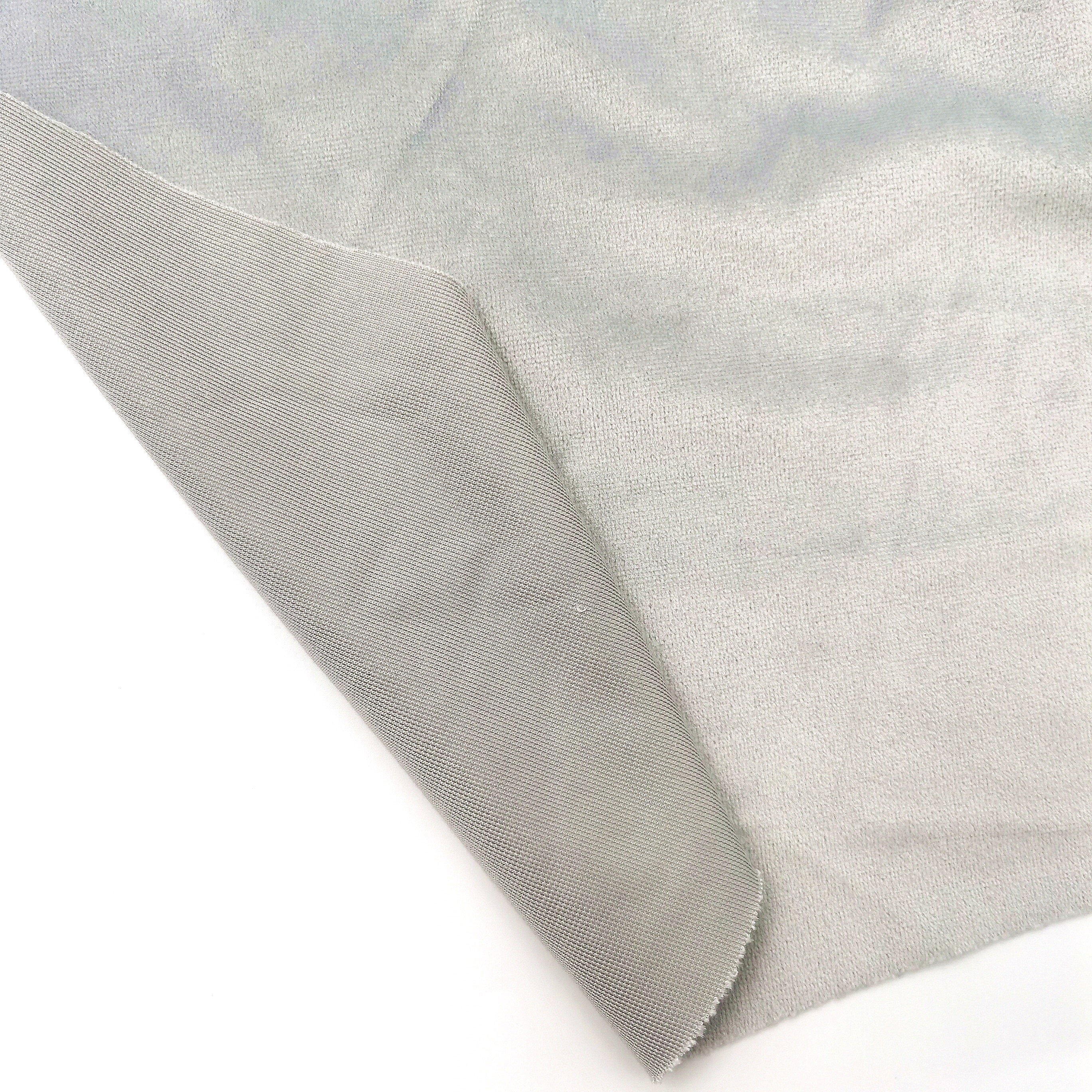 High Quality Upholstery Furniture Sofa White Blank 100% Polyester Velvet Fabric for Sublimation