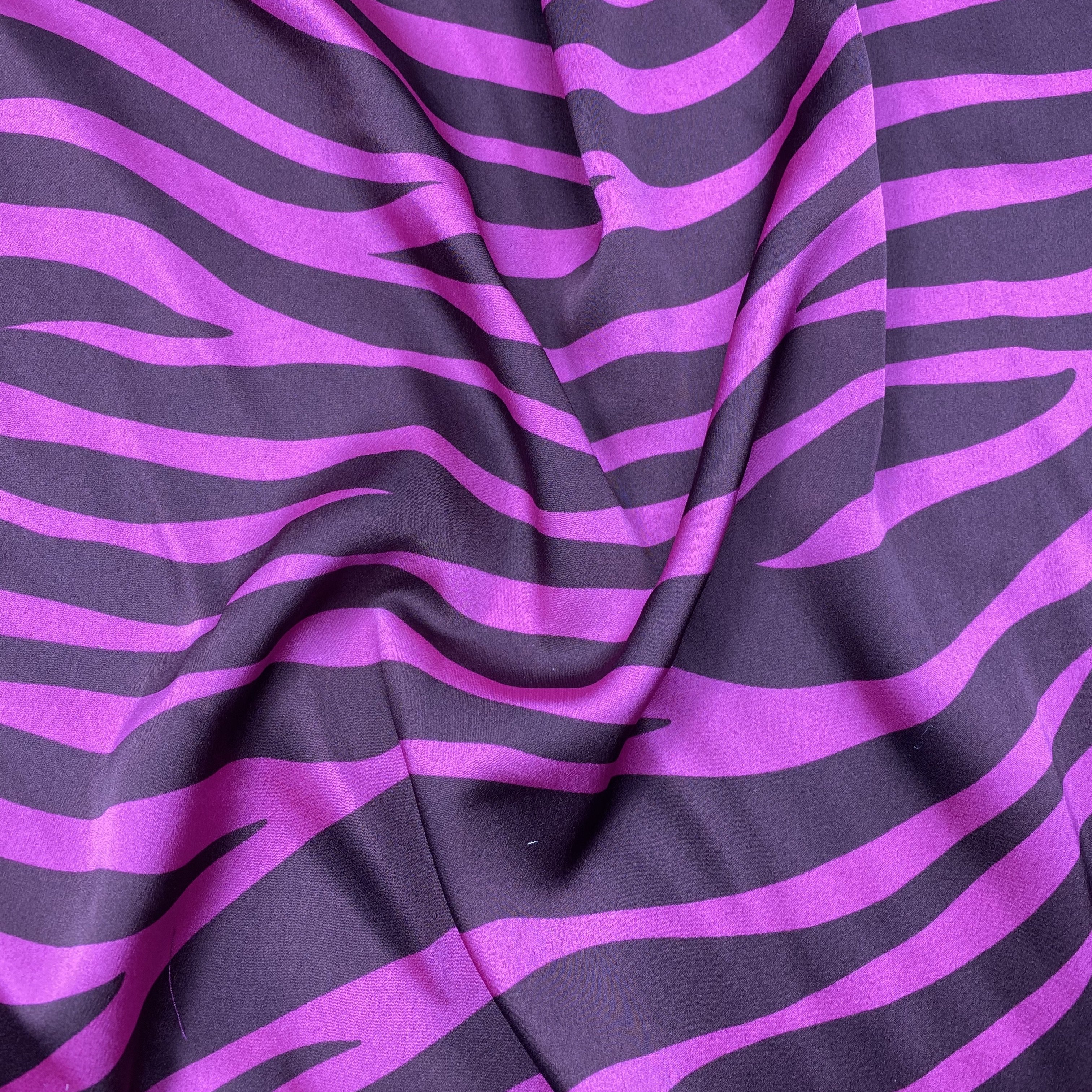 cheap fabric in stock wholesale fabric zebra printing fabric spandex satin for garments