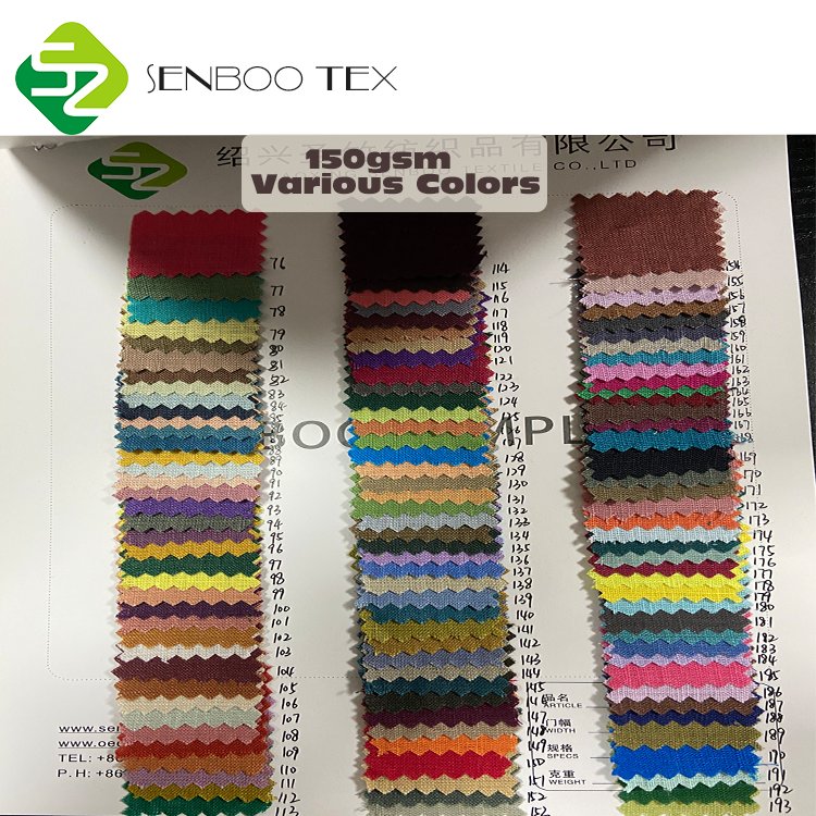 OEKO-TEX 100 Certified 100% Pure Linen Fabric Various Colors Soft Stock Flax Organic Linen for Dresses Home Use Fast Delivery