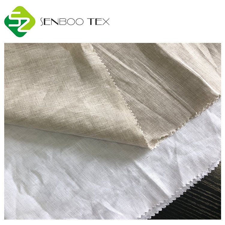 OEKO-TEX 100 Certified 100% Pure Linen Fabric Various Colors Soft Stock Flax Organic Linen for Dresses Home Use Fast Delivery