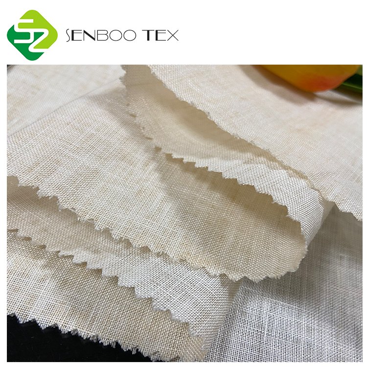 OEKO-TEX 100 Certified 100% Pure Linen Fabric Various Colors Soft Stock Flax Organic Linen for Dresses Home Use Fast Delivery