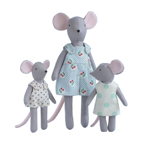 cotton fabric Stuffed mouse doll stuffed mouse craft mice soft toys girl gift home decoration birthday gift