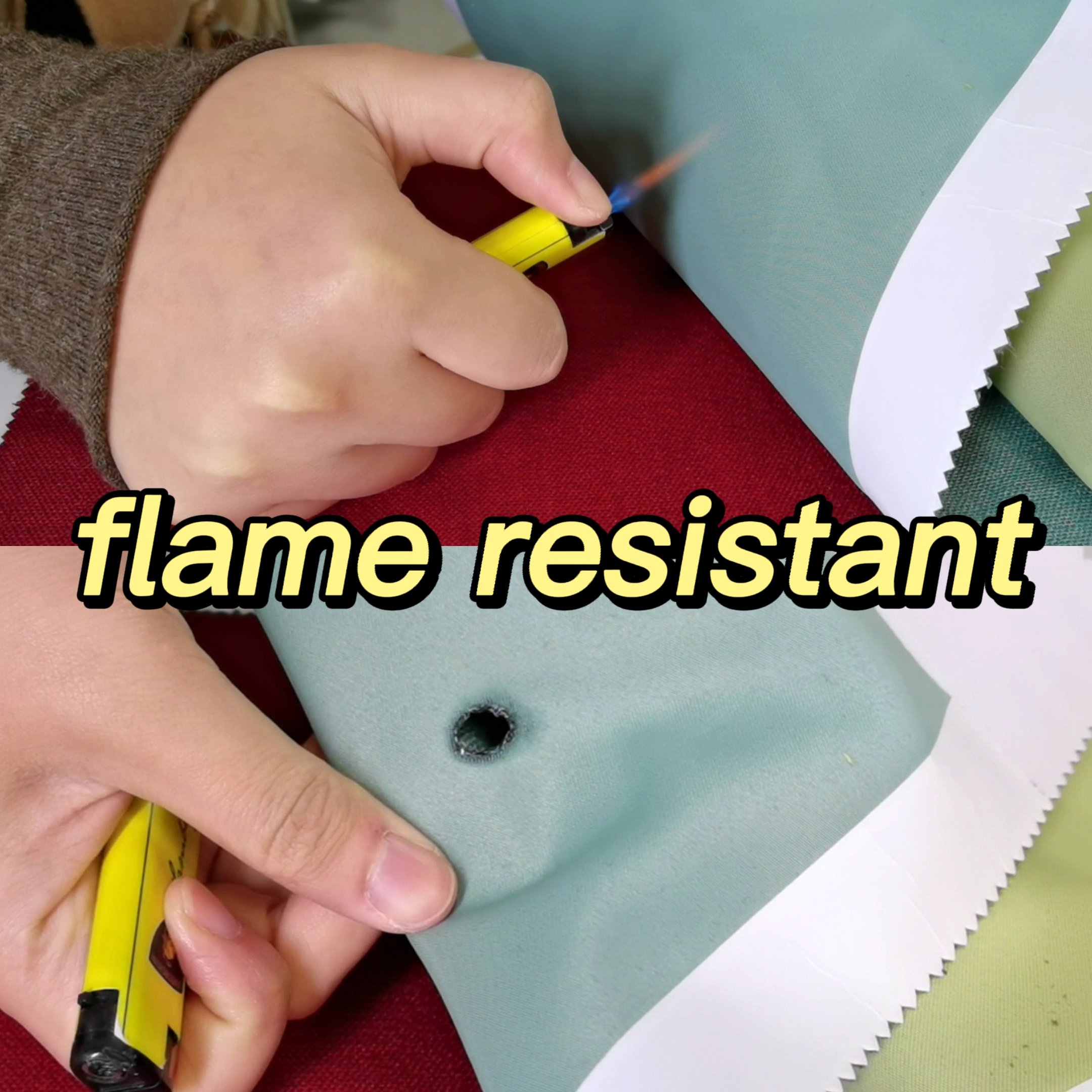 Good Reputation Linen Flame Retardant 98% Blackout Curtain fabric