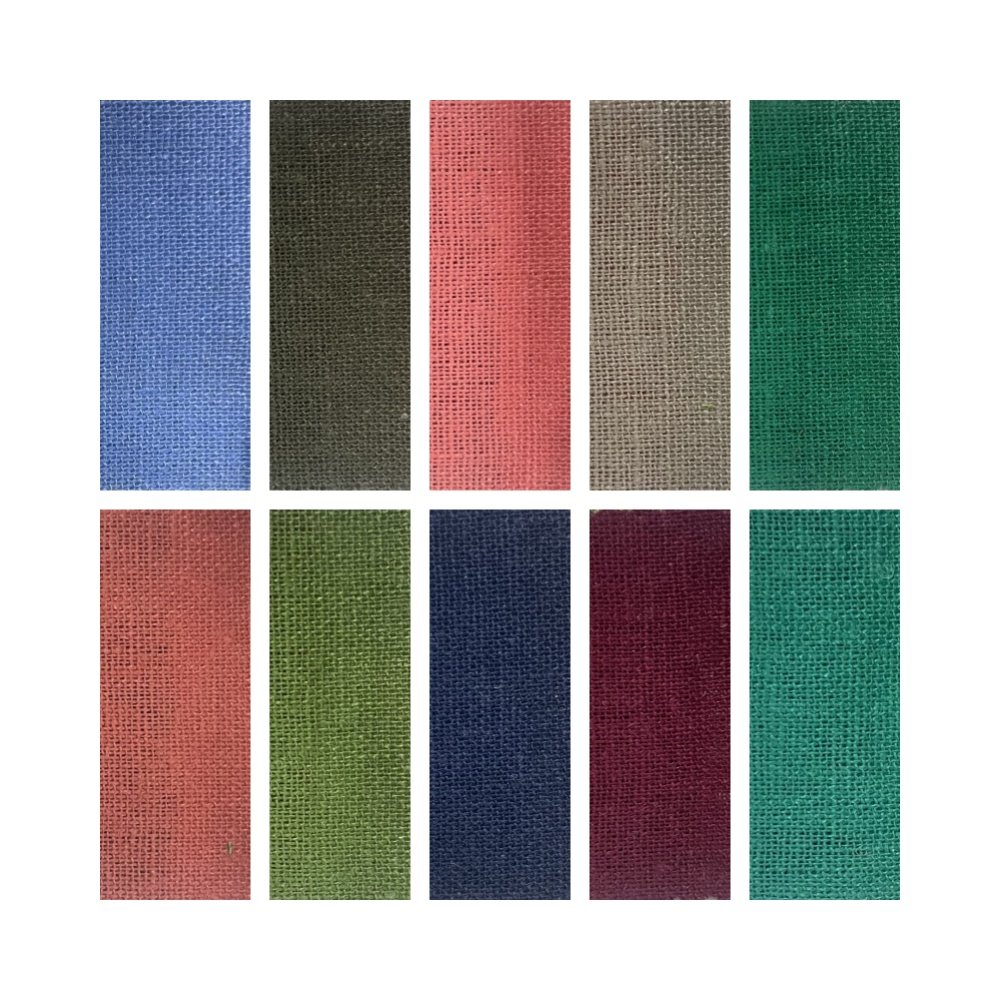 2024 most popular Solid color cotton linen cloth High quality clothing Skin-friendly and comfortable with good price