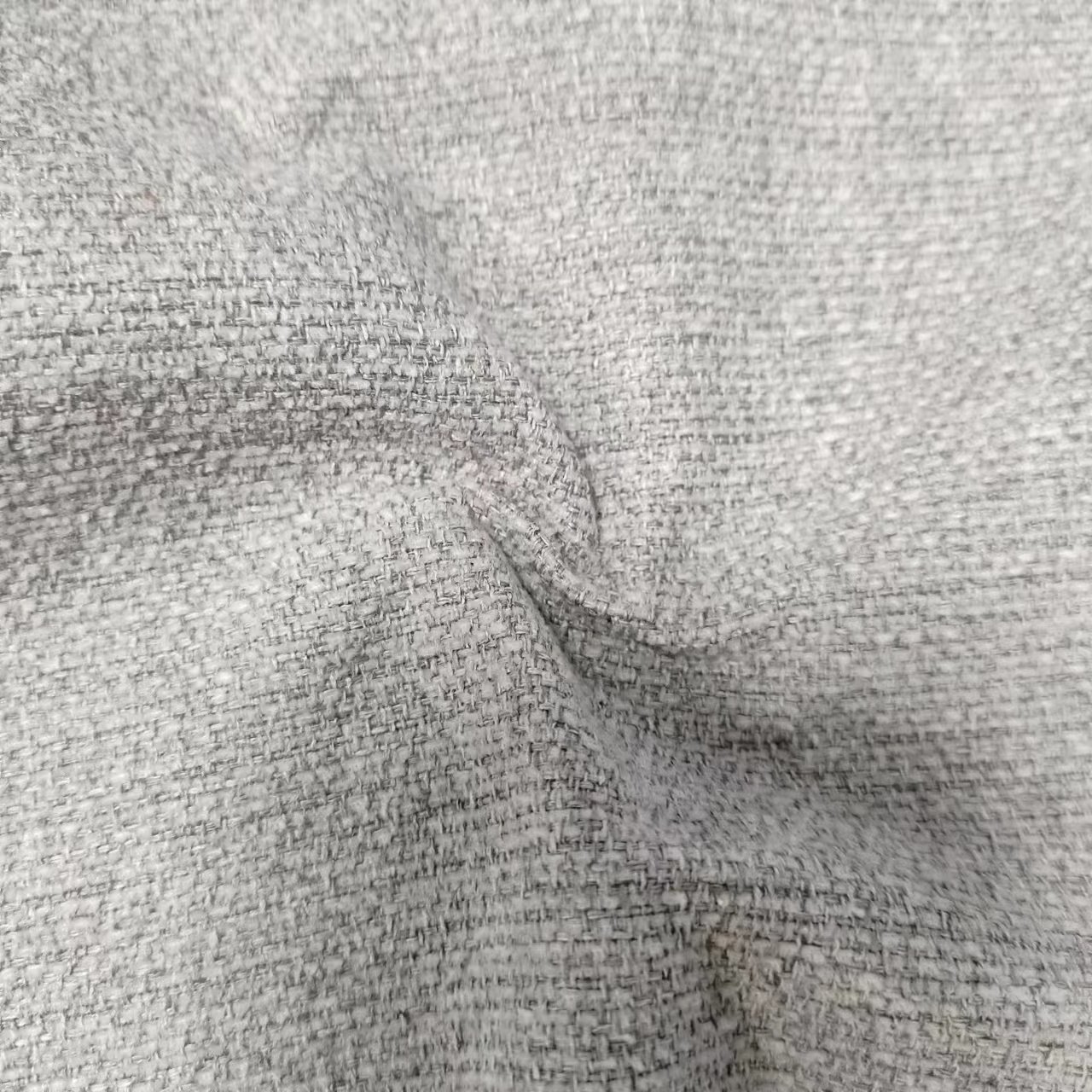 Factory supply super soft sofa fabric high quality textured Linen Look for window and sofa use