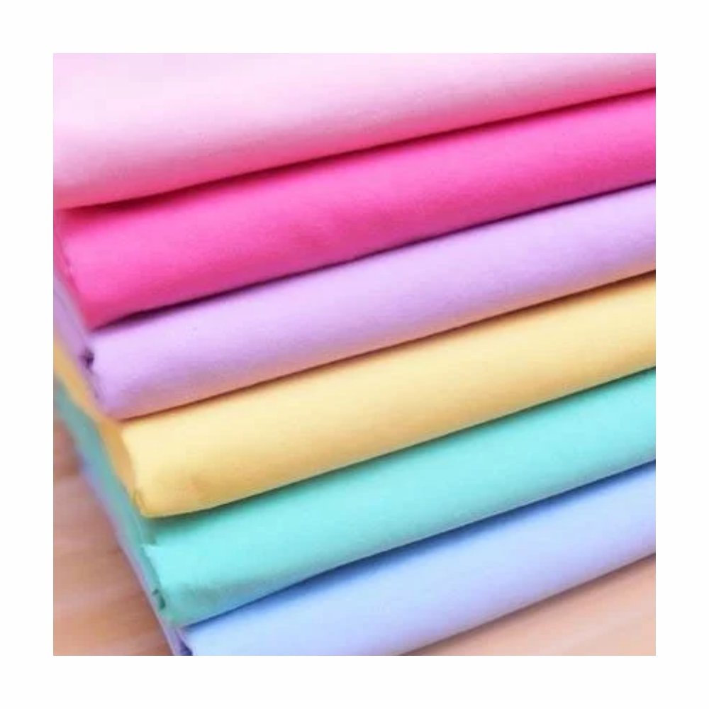 100% natural cotton fabric with best quality and customised designs plain dyed pattern and waterproof for export
