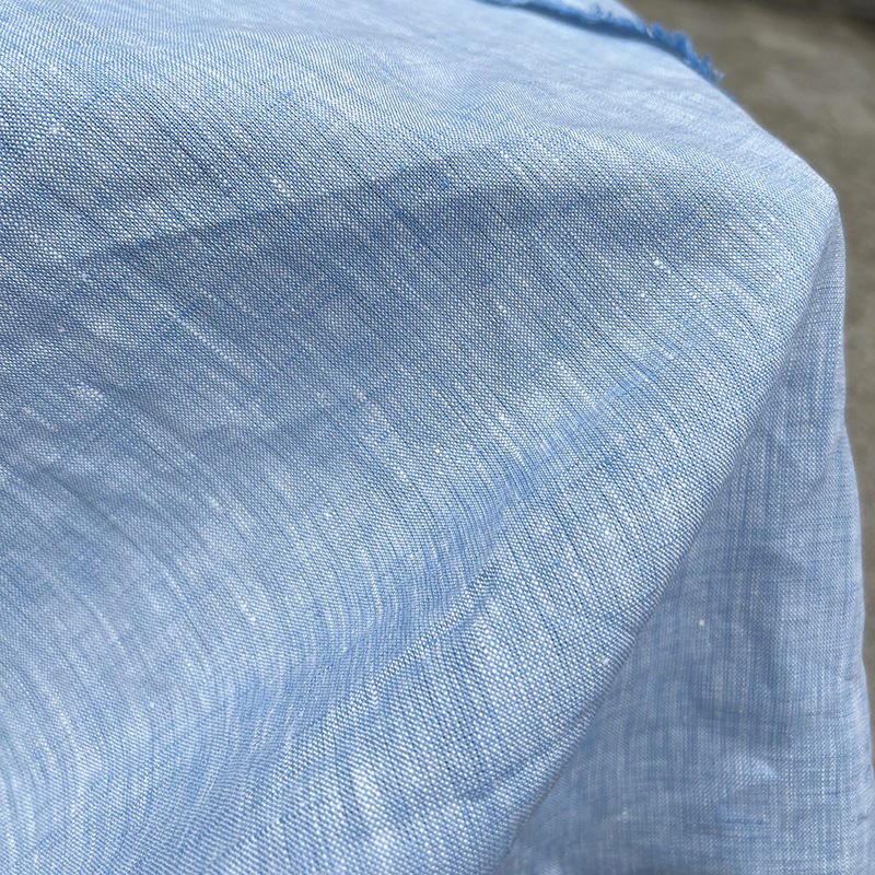 High Quality Plain Dyed Linen Clothes Material Fabric 100% Linen Fabric For Bedding
