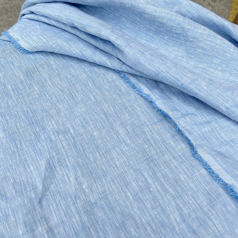 High Quality Plain Dyed Linen Clothes Material Fabric 100% Linen Fabric For Bedding