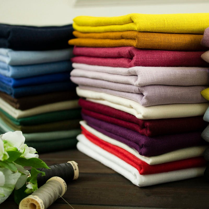 2024 Factory High quality plain natural 100% organic linen fabric for clothing 100% Linen Clothing linen plain fabric wholesale
