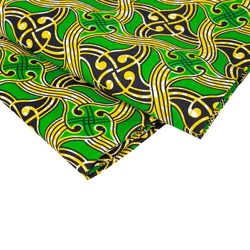 Factory Cheap African Wax dyed Print Ankara and Kitenge Style Skirts Fabric Various 100% Polyester fabric
