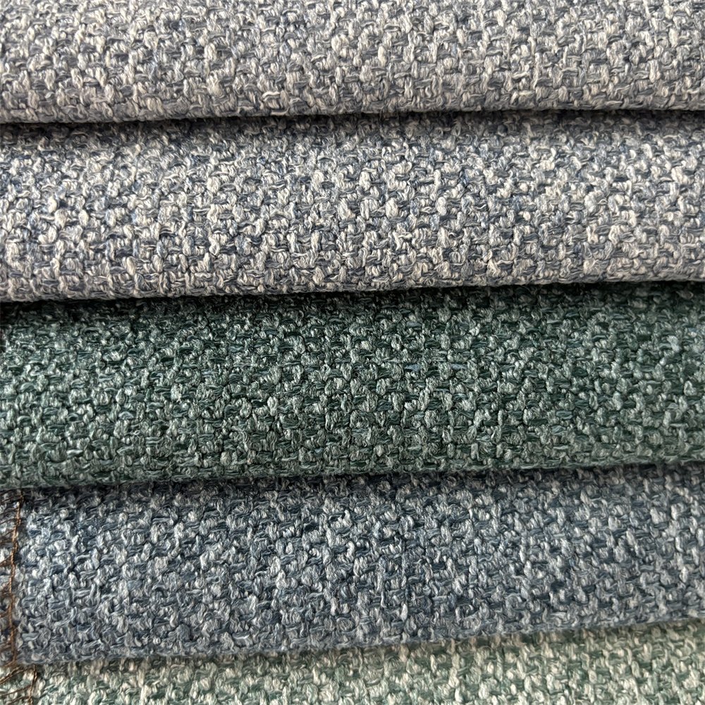 450GSM recycle 100% polyester Linen fabric for furniture sofa cushion pillow Vega 0176