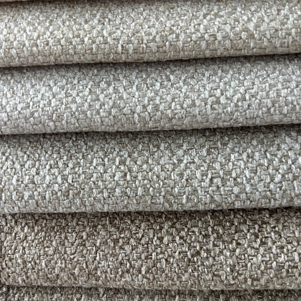 450GSM recycle 100% polyester Linen fabric for furniture sofa cushion pillow Vega 0176