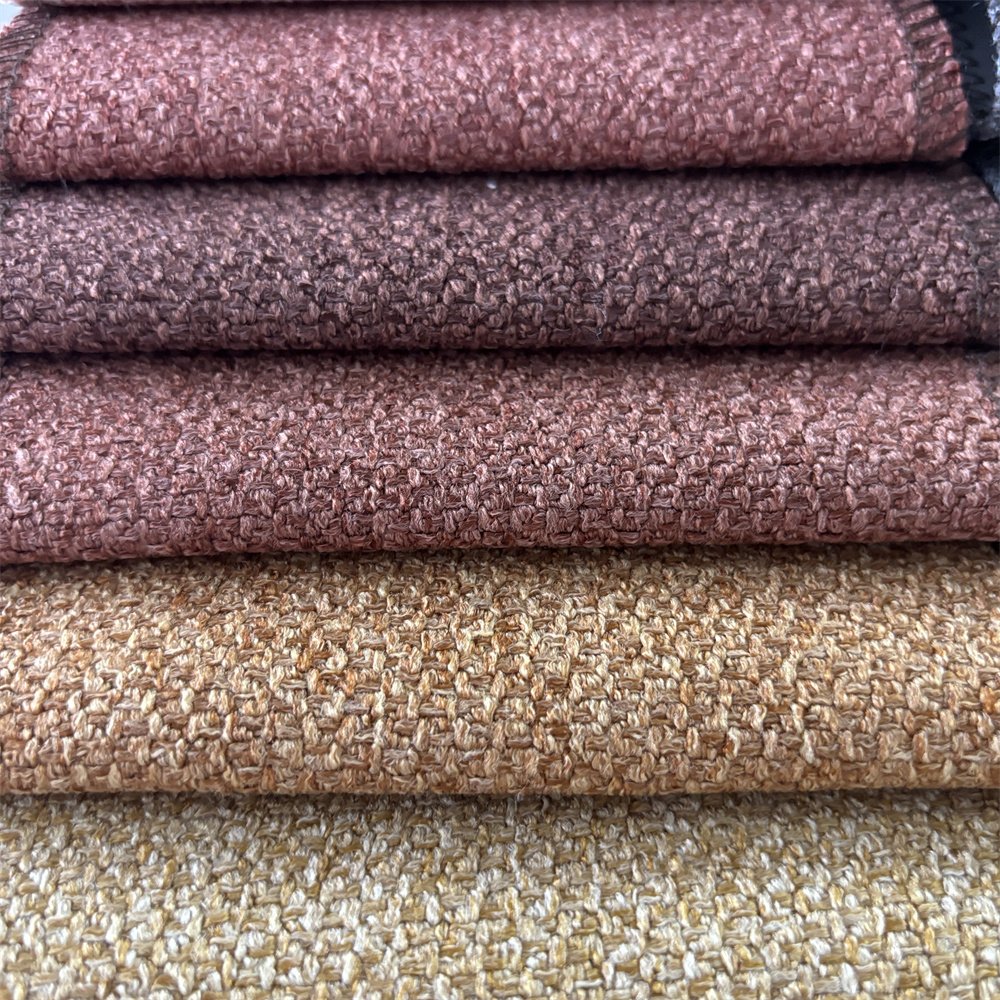 450GSM recycle 100% polyester Linen fabric for furniture sofa cushion pillow Vega 0176