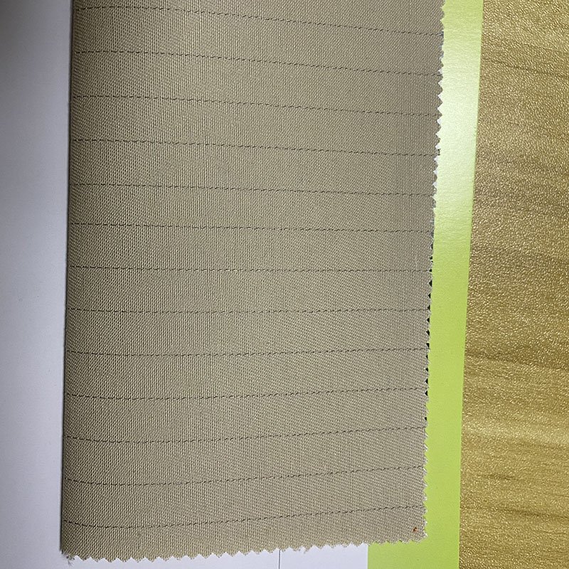 Tc twill 20*16 128*60 work clothes mesh anti-static Tc65/35 twill fabric for electronic factory work clothes anti-static apron