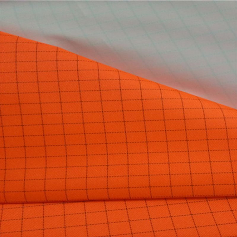 Tc twill 20*16 128*60 work clothes mesh anti-static Tc65/35 twill fabric for electronic factory work clothes anti-static apron