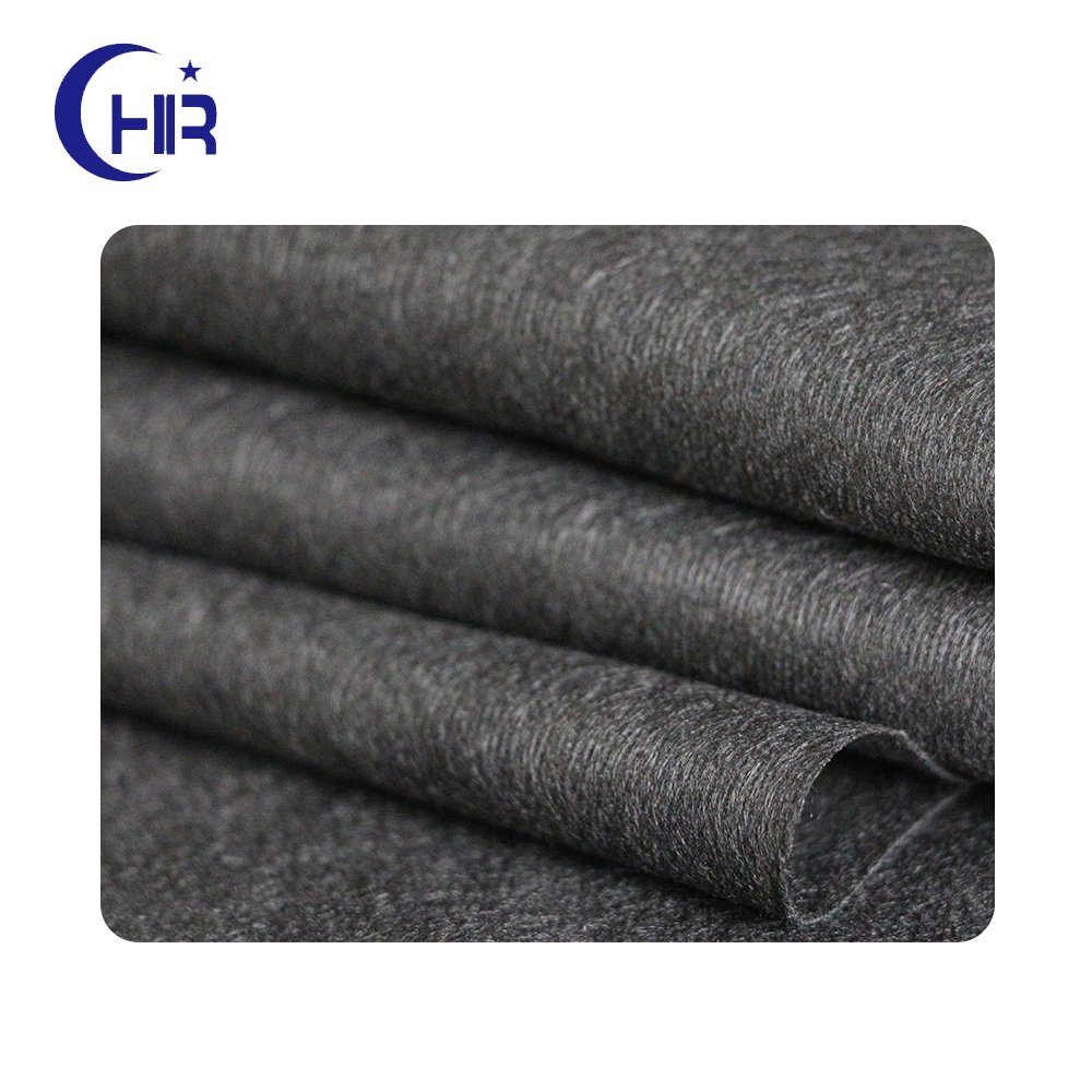 Black Facial Masks Sheet Hydrophilic Material Viscose Charcoal Bamboo Fiber Spunlace Nonwoven Fabric