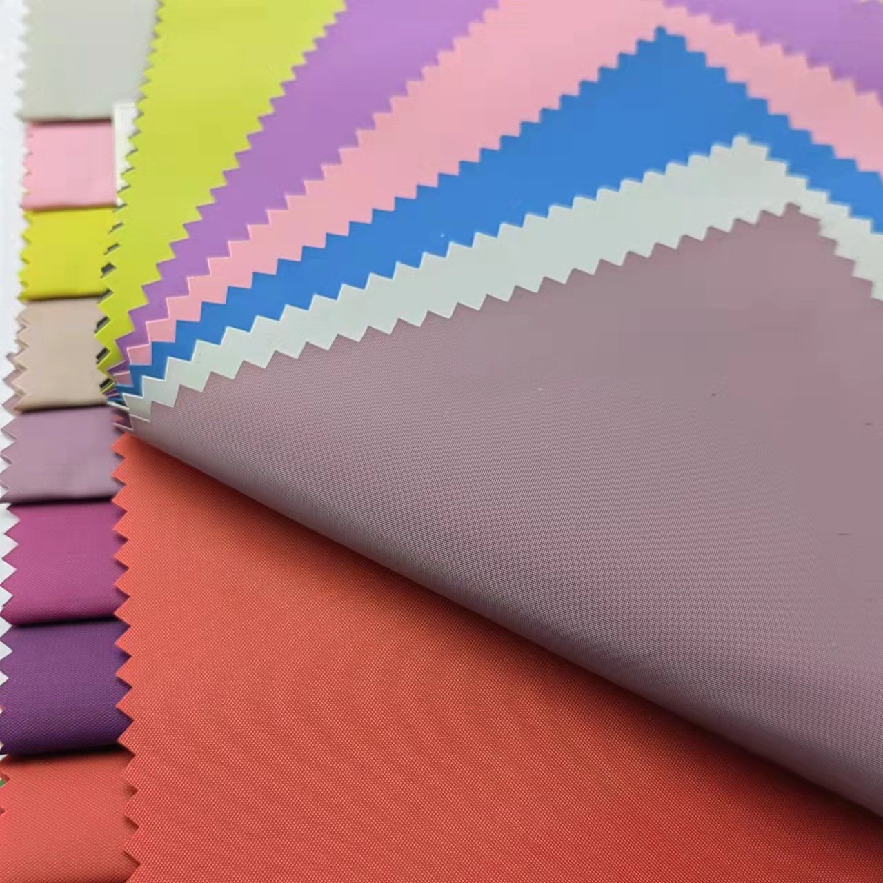 Dorectly factory price good quality PVC coating Taffeta raincoat material fabric