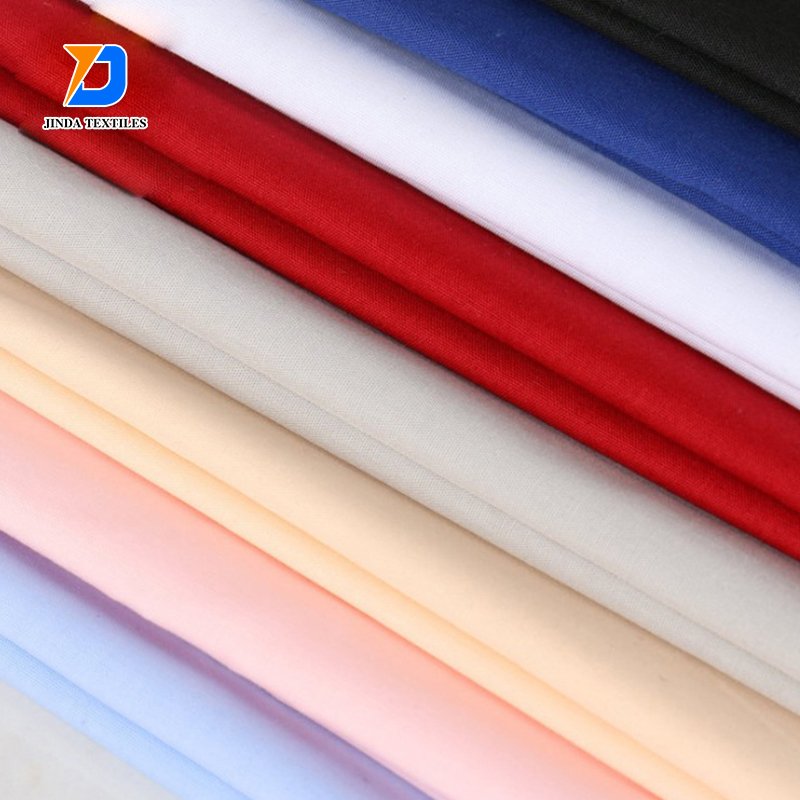 Jinda 210T advanced lining fabric raw materials fabric textile plain polrester textile fabric