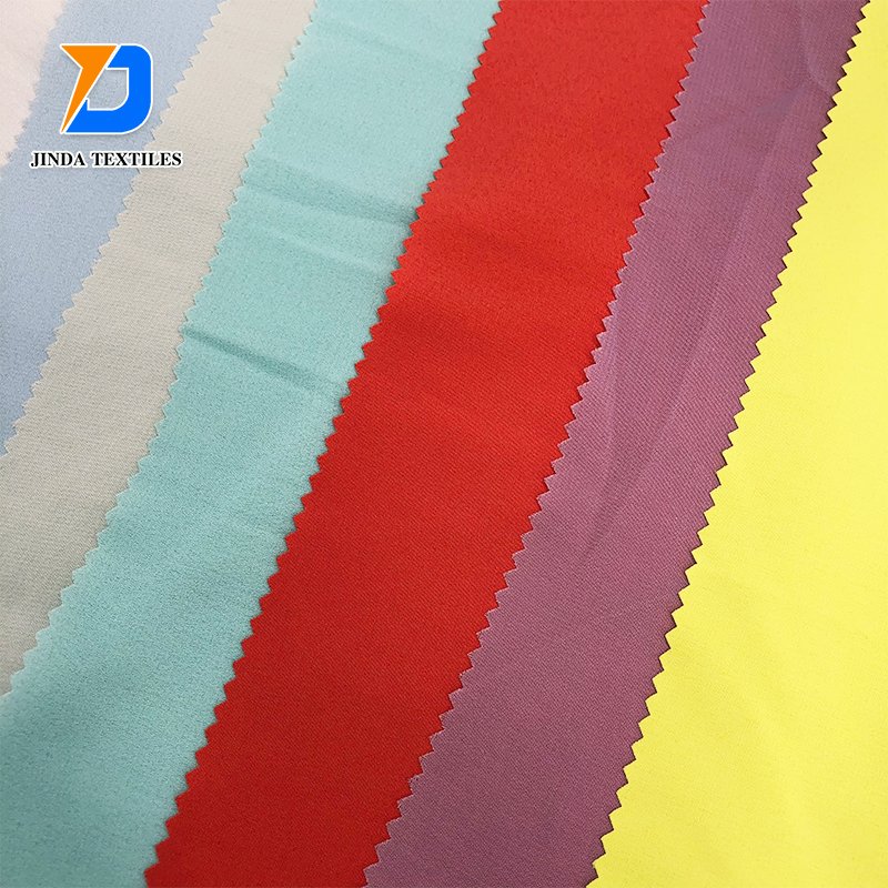Jinda 210T advanced lining fabric raw materials fabric textile plain polrester textile fabric