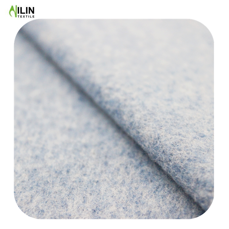 New designed 100% polyester cationic one side brushed fleece fabric
