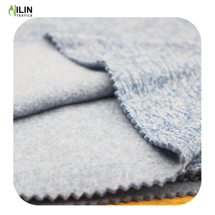 New designed 100% polyester cationic one side brushed fleece fabric