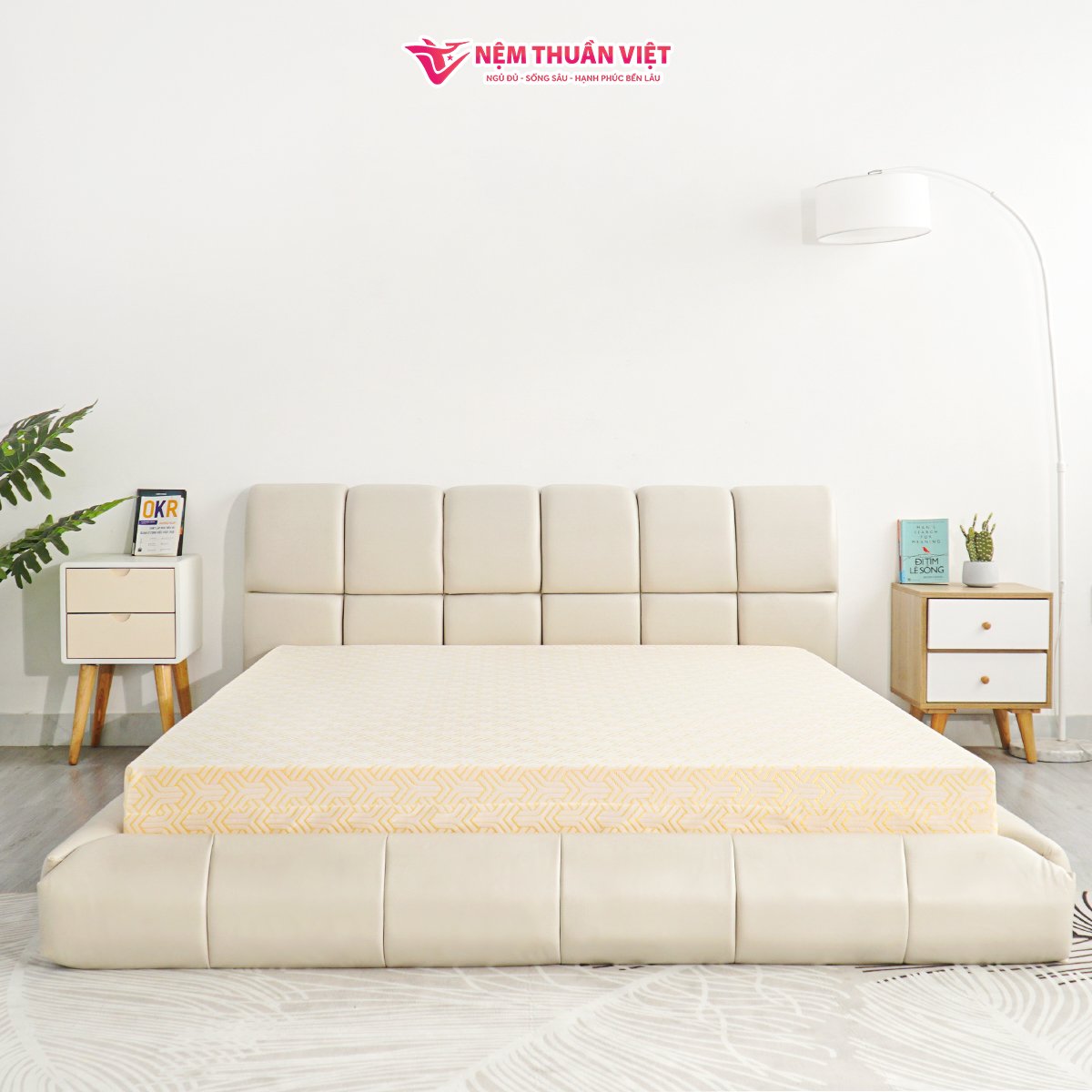 Furniture Beds Cover High Quality Knitted Fabric Memory Foam Single King Queen Super Full Size Mattress Natural Latex Mattresses
