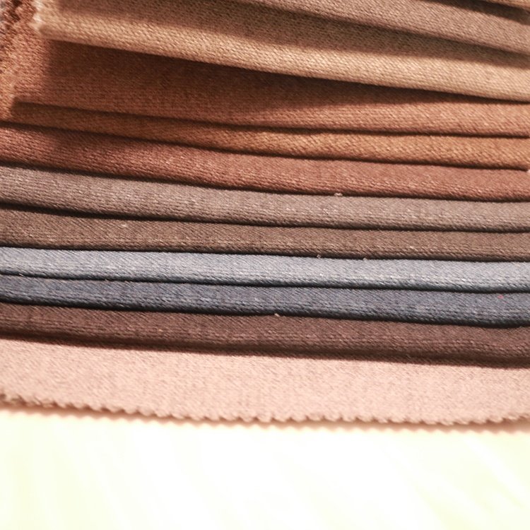 Home Textile Curtain Colorful Orange Cheap 100% Polyester oxford linen Fabric For sofa Living Room Bedroom Office