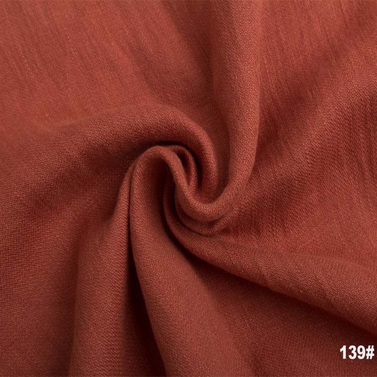 Manufacturer custom cheap price multi-color pure flax pants skirt linen fabrics plain dyed washed 100% linen fabric for dress
