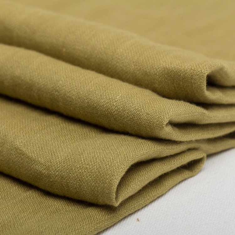 Manufacturer custom cheap price multi-color pure flax pants skirt linen fabrics plain dyed washed 100% linen fabric for dress