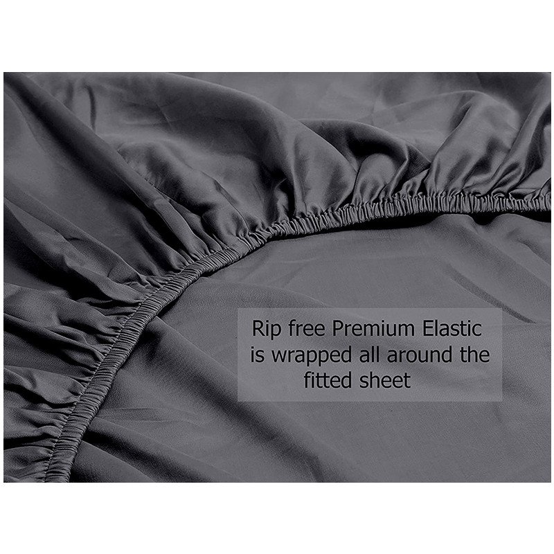 Luxury 4 Pieces 100% Bamboo Fiber Duvet Cover Set Bedding Set