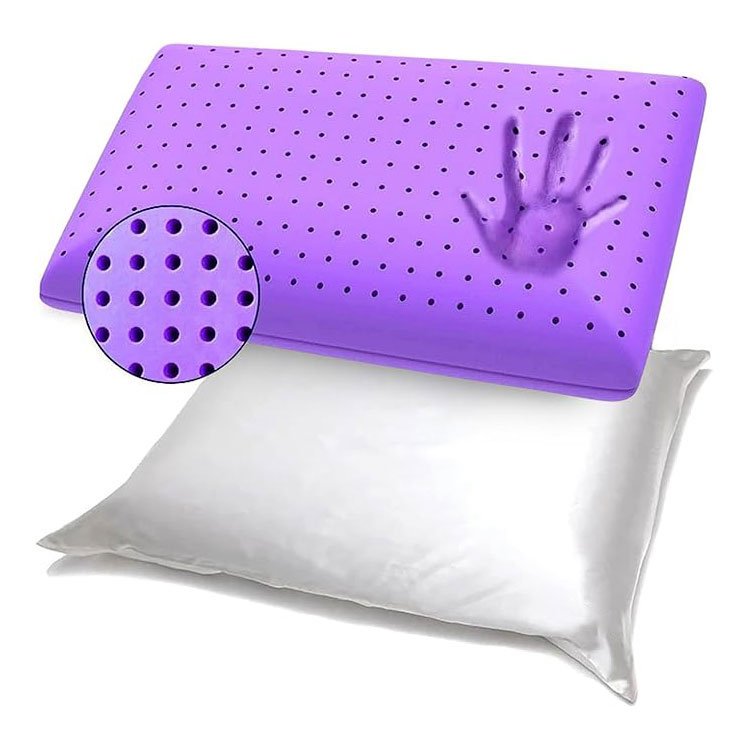 Latex foam memory foam filling design bed pillows with cover for sale