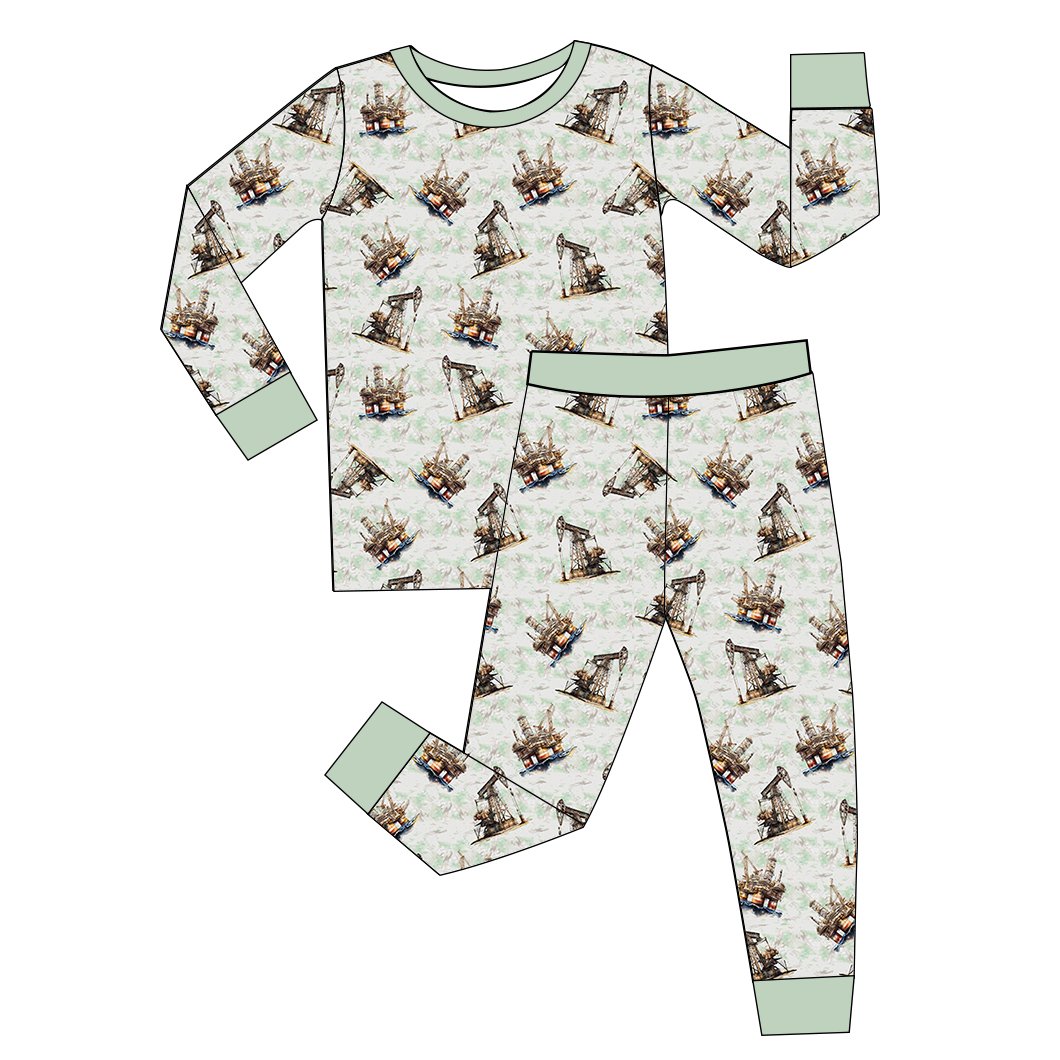 Factory Quick TAT Custom High Quality Bamboo Baby Romper Kids Sleepers Family Matching Pajamas