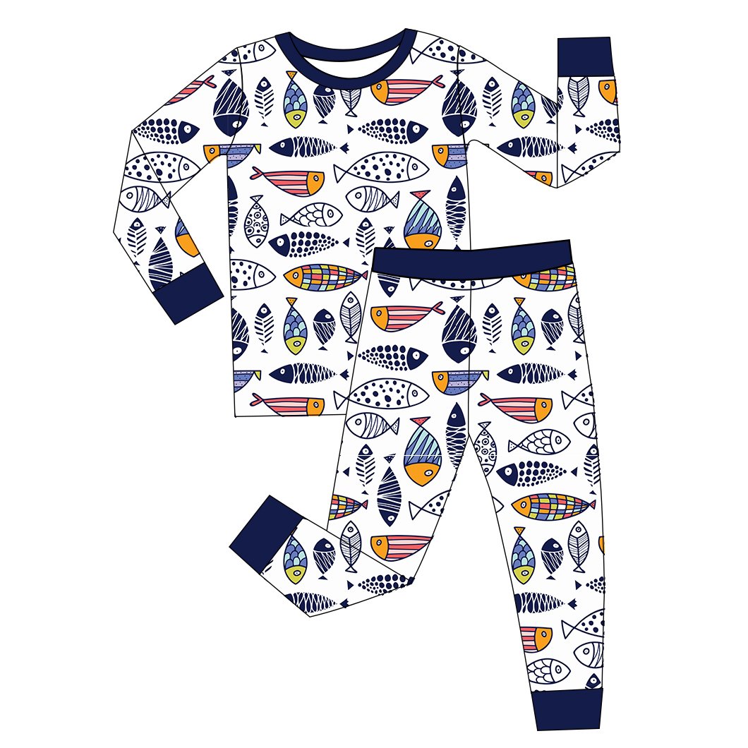 Factory Quick TAT Custom High Quality Bamboo Baby Romper Kids Sleepers Family Matching Pajamas