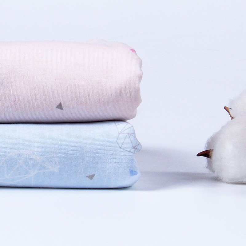 Organic Bamboo Spandex Fabric Soft Touch jersey Customizable Printed Material for Baby Clothes Suits