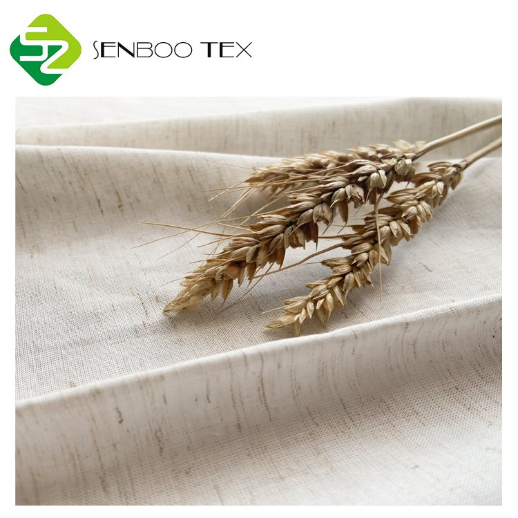 160gsm 55% Linen 45% Viscose Blended Fabric Eco-Friendly Plain Woven & Dyed Softness and Nice Drape for Clothes and Upholstery