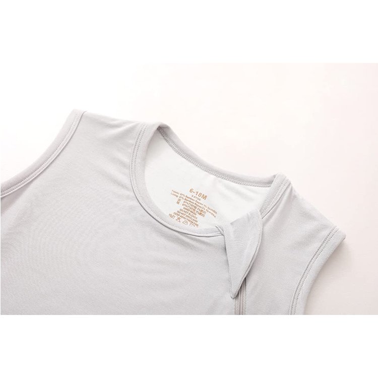 Custom Bamboo Newborn Kids Sleep Sack Natural Fabric Plain Solid 1.0 Tog 100% Bamboo Spandex Knitted Sleeping Bag Sleep bag Sack