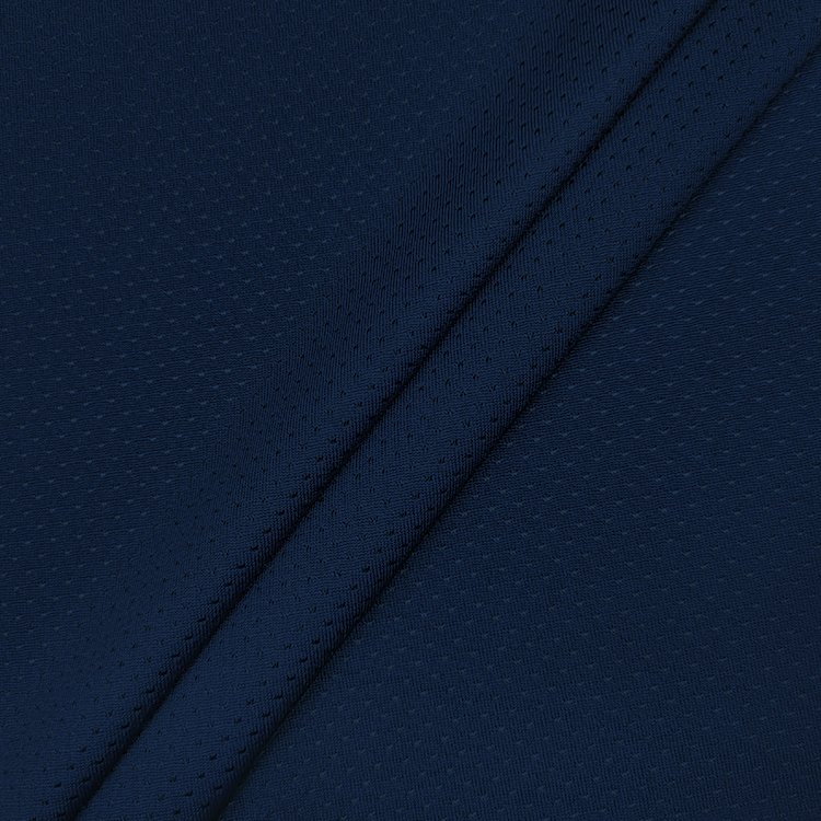 Certificated 100 Recycled Polyester Spandex Knitting Mesh Fabric For Sportswear