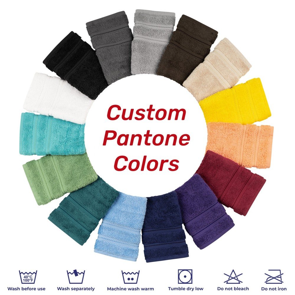 100% bamboo fiber bath towel sets custom organic bamboo face hand bath towels