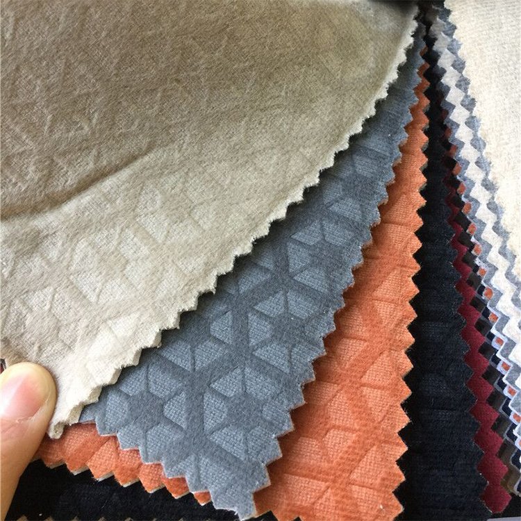 100% polyester bus auto car seat embossed patterns knitting fabric