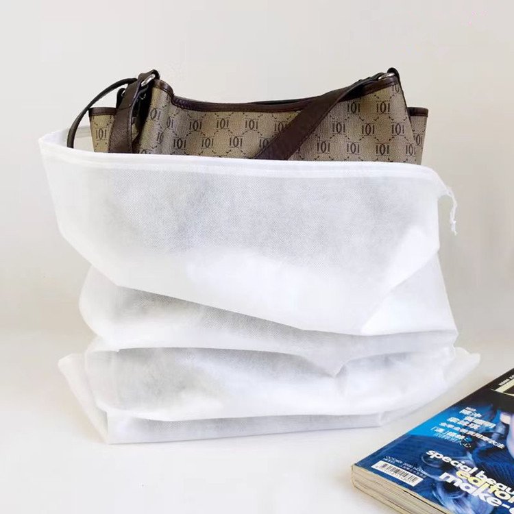 Eco-Friendly bamboo fiber Packing Storage Pouches nonwoven Drawstring Bag Jewelry Pouch Candy Wedding Gifts Cosmetic Storage Ba