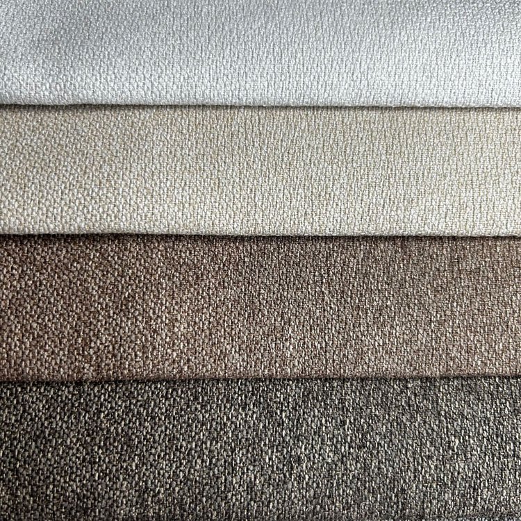 Home deco plain faux linen fabric linen look curtain fabric linen fabric for sofa upholstery