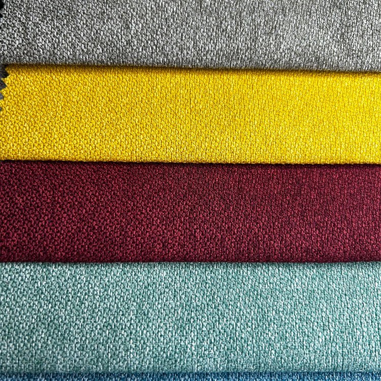 Home deco plain faux linen fabric linen look curtain fabric linen fabric for sofa upholstery