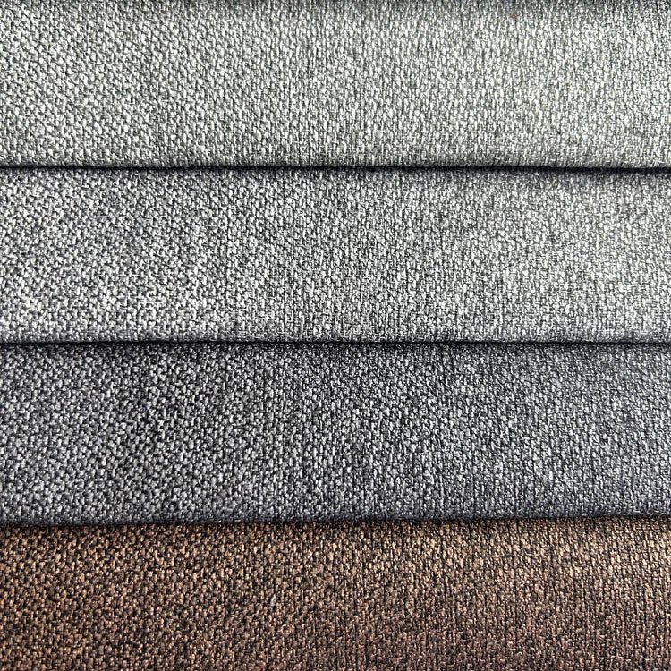 Home deco plain faux linen fabric linen look curtain fabric linen fabric for sofa upholstery