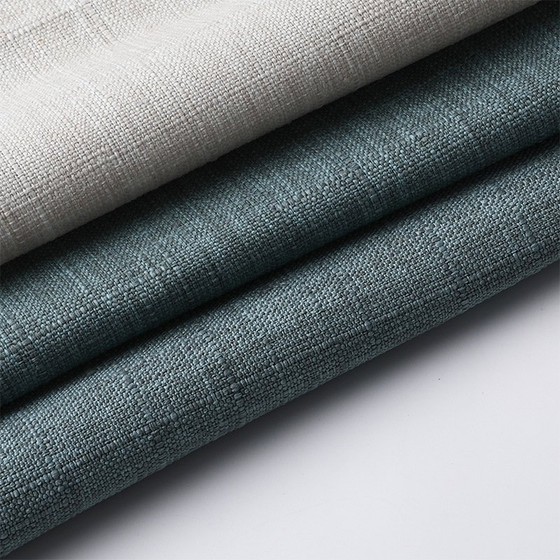 Factory wholesale Waterproof 300D Cationic slub Imitation linen fabric 100% polyester fabric for jackets/bags