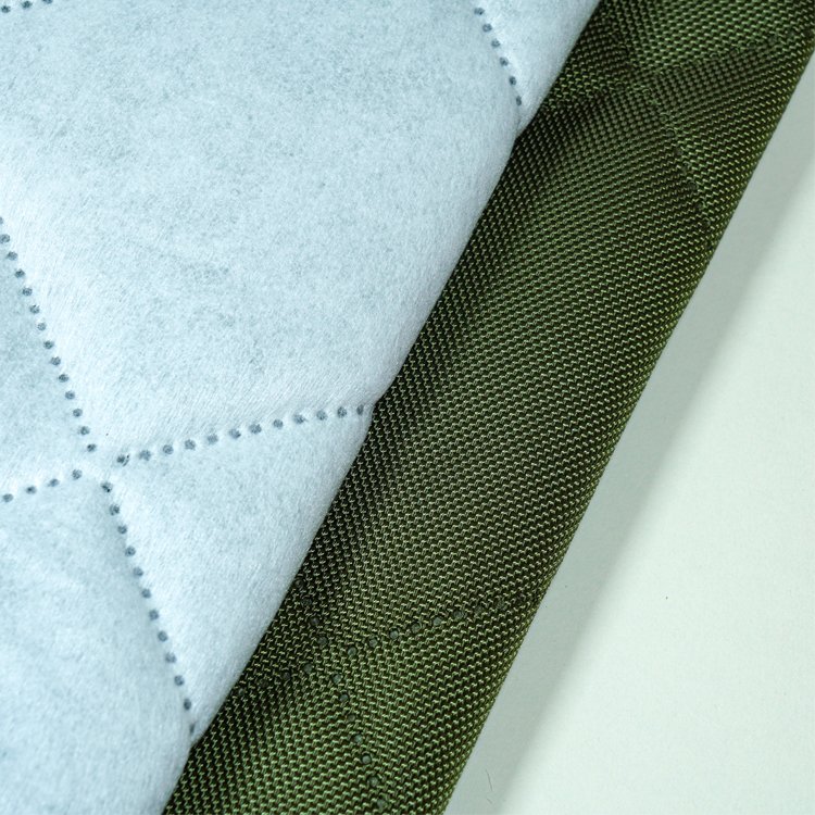 Wholesale Custom 100 % Polyester Quilted Cotton Waterproof Coating Jackets Fabric Ultrasonic Quilting Upholstery Fabric For Car