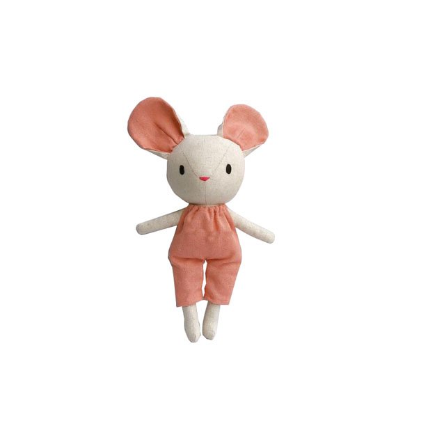 Handmade cotton fabric Stuffed mouse Rag doll stuffed mouse craft mice soft toys girl gift home decoration birthday gift