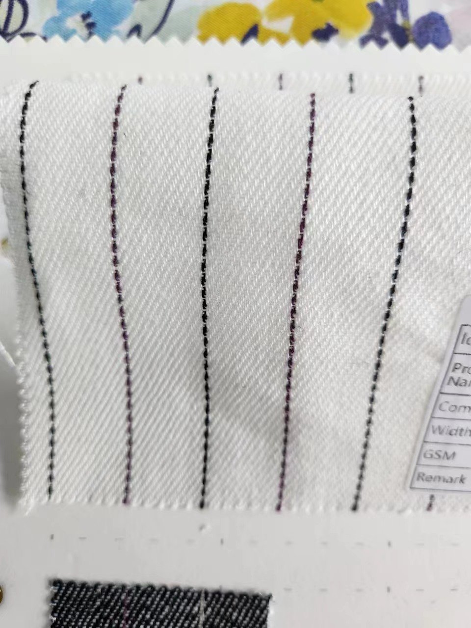 stripe yarn dyed linen fabric for luxury garment