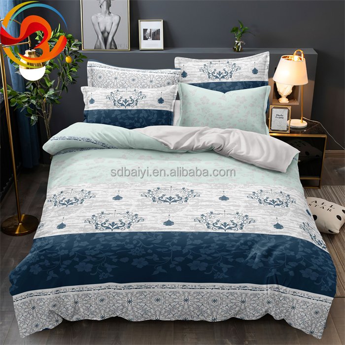 3Pcs arrival bed sheets set quilts fitted sheet pillowcase curtain 3D draps de lit en gros ensemble de literie bed king sheets