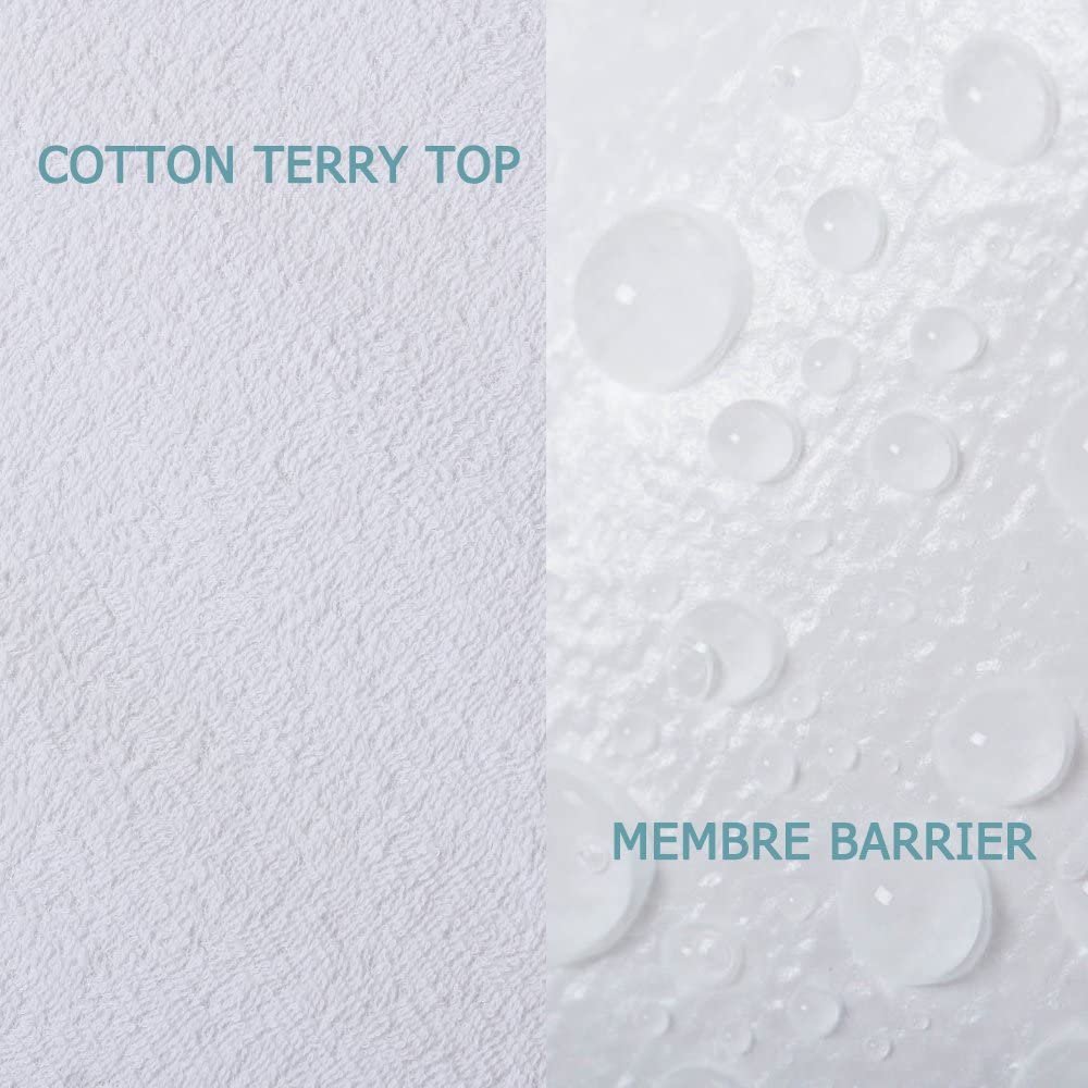 Hypoallergenic Terry Cotton Bamboo Waterproof Mattress Protector