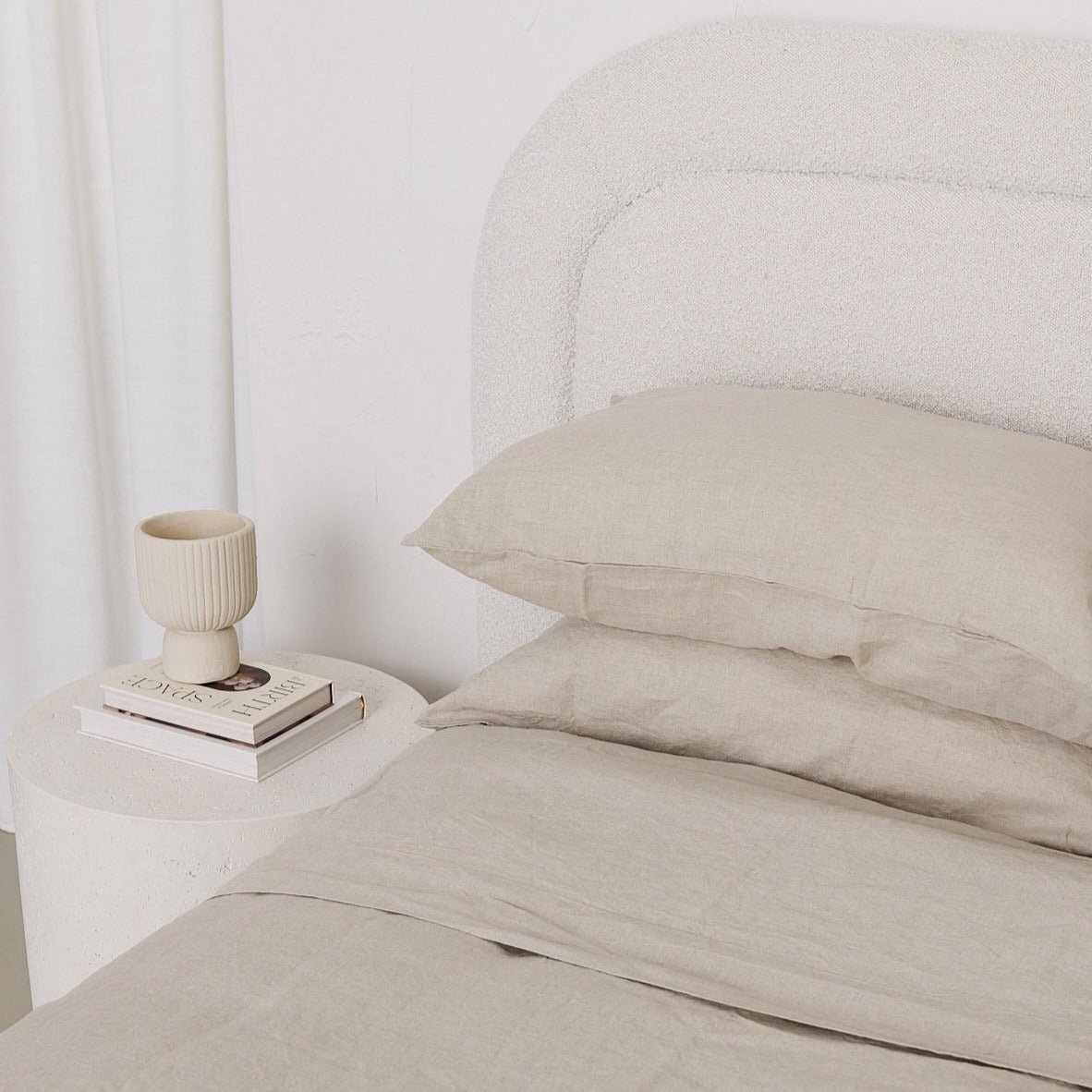 French the highest quality 100% linen plain medium weight fabric wholesale for sheet quilt cover